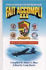 Book 'Fait Accompli III' 457th Bomb Group Association